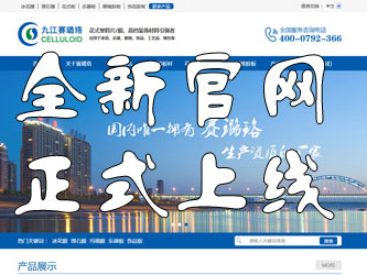 九江賽璐珞全新官方中英文網站正式上線！